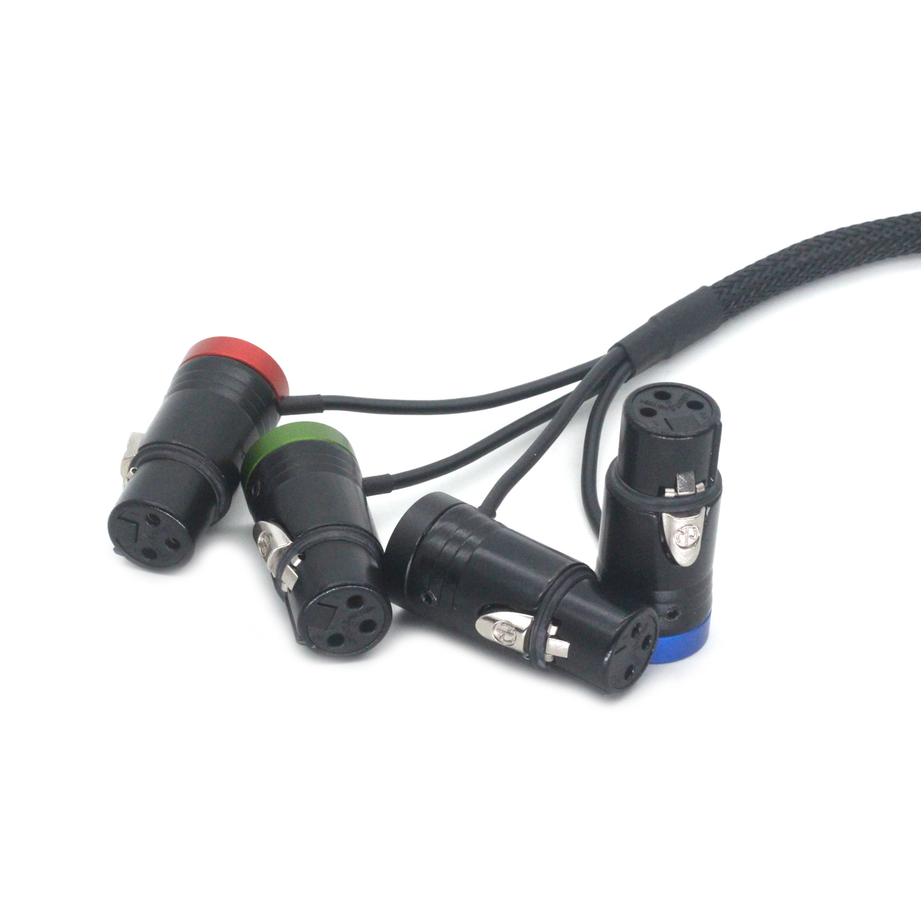 Audio Cable 4 Channel Short XLR 3Pin Male to Female for SCORPIO link Lectrosonics
