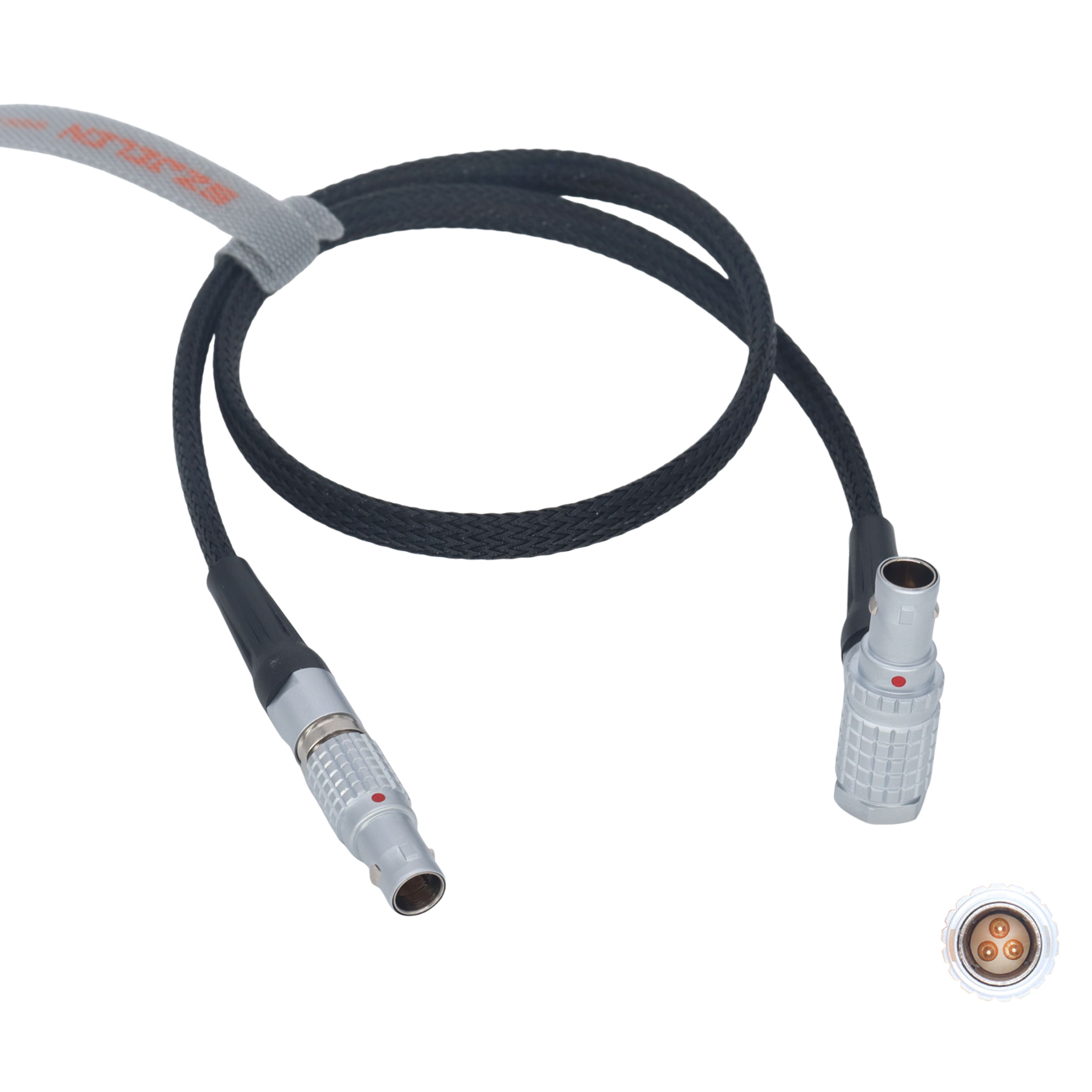 Steadicam Volt Power Cable 0B 3Pin Male to Elbow 0B 3Pin Male for 
