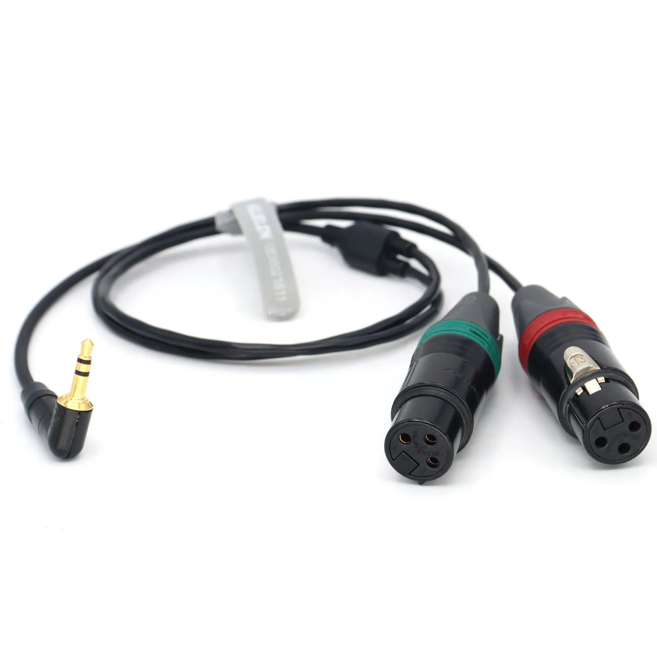 Audio Cable 3.5mm TRS to Double XLR 3Pin Female
