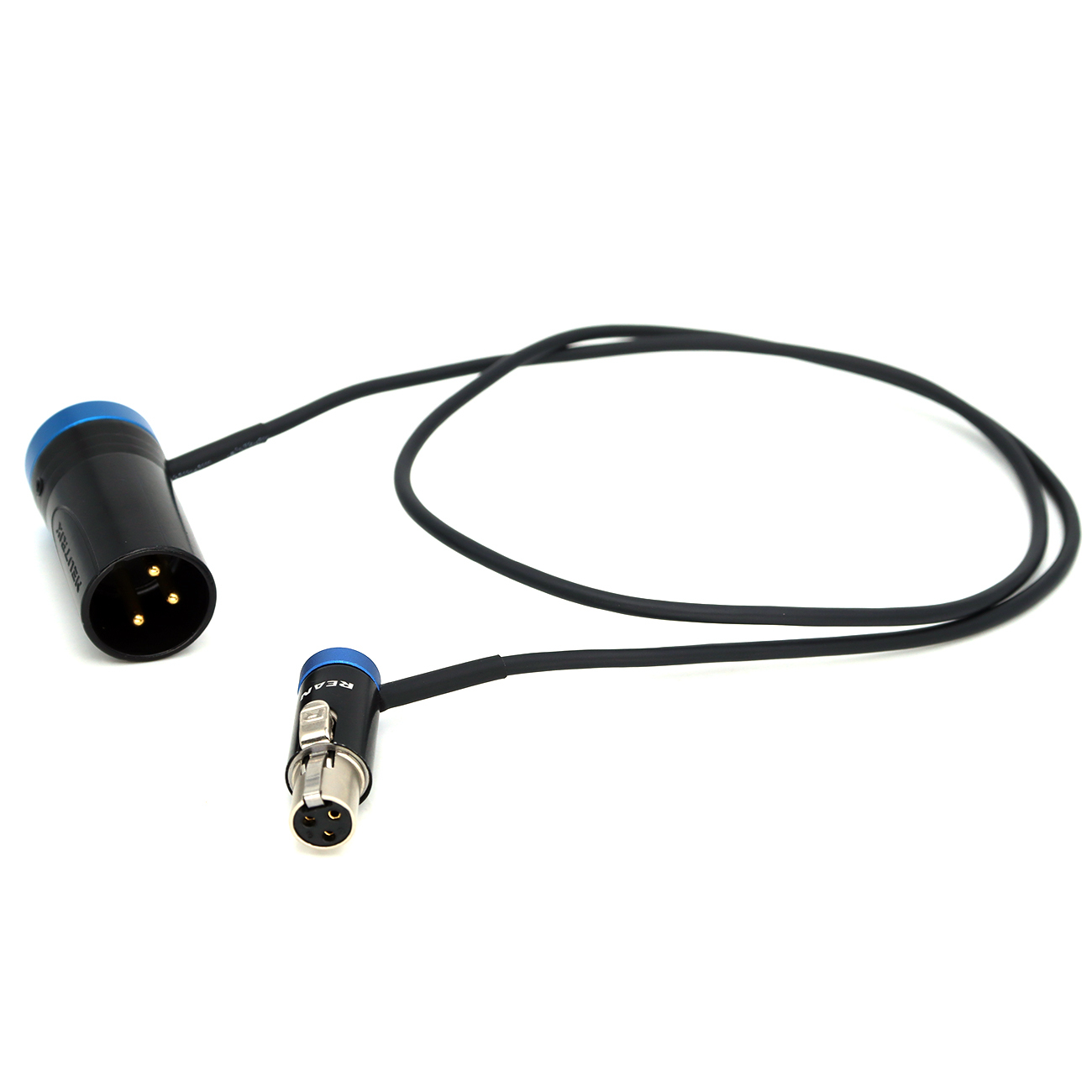 Audio Cable Short Mini XLR 3Pin Female to Short XLR 3Pin Male for Lectrosonics