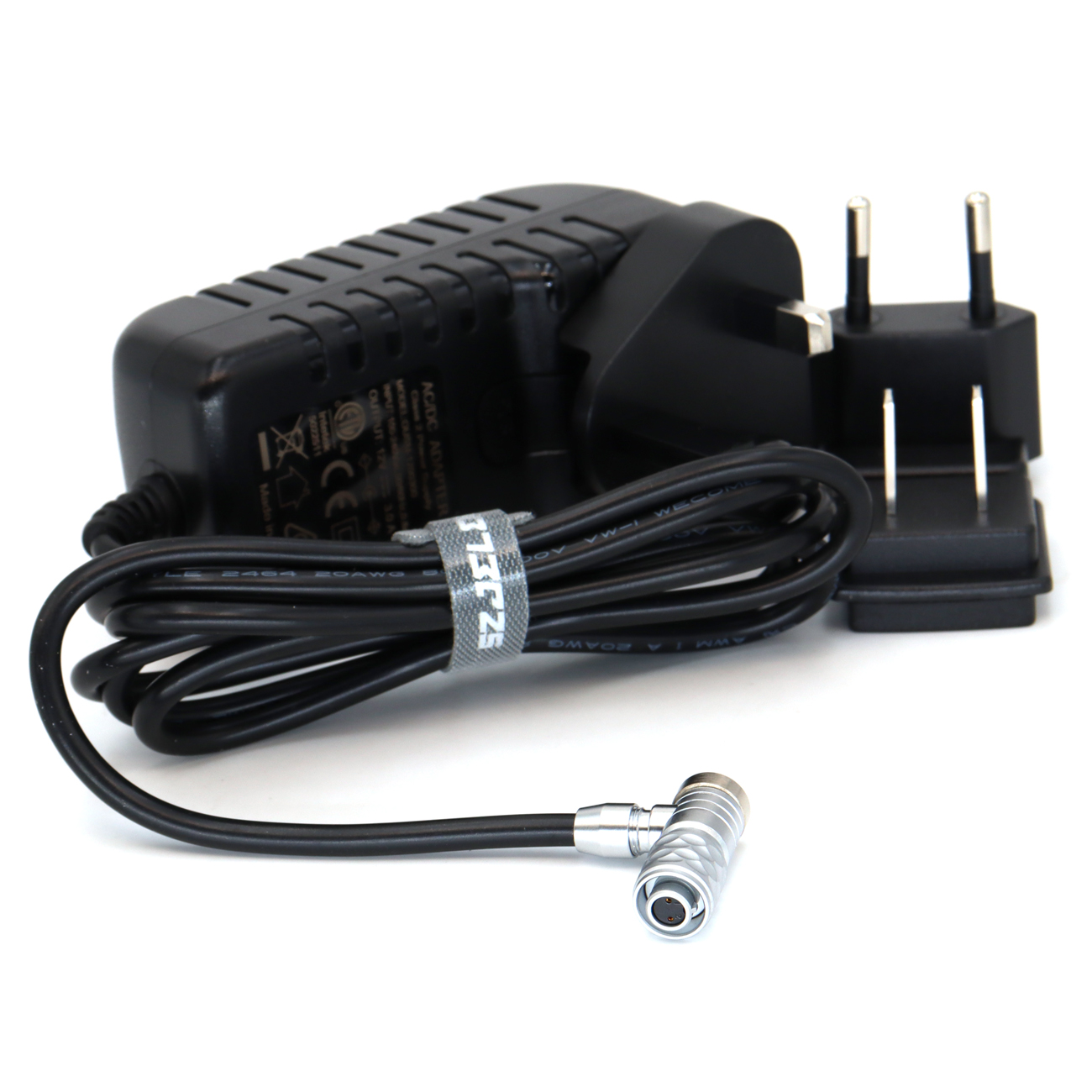 BMPCC 4K 6K 12V AC/DC Power Supply Adapter for BMPCC, Right Angle 2Pin Connector