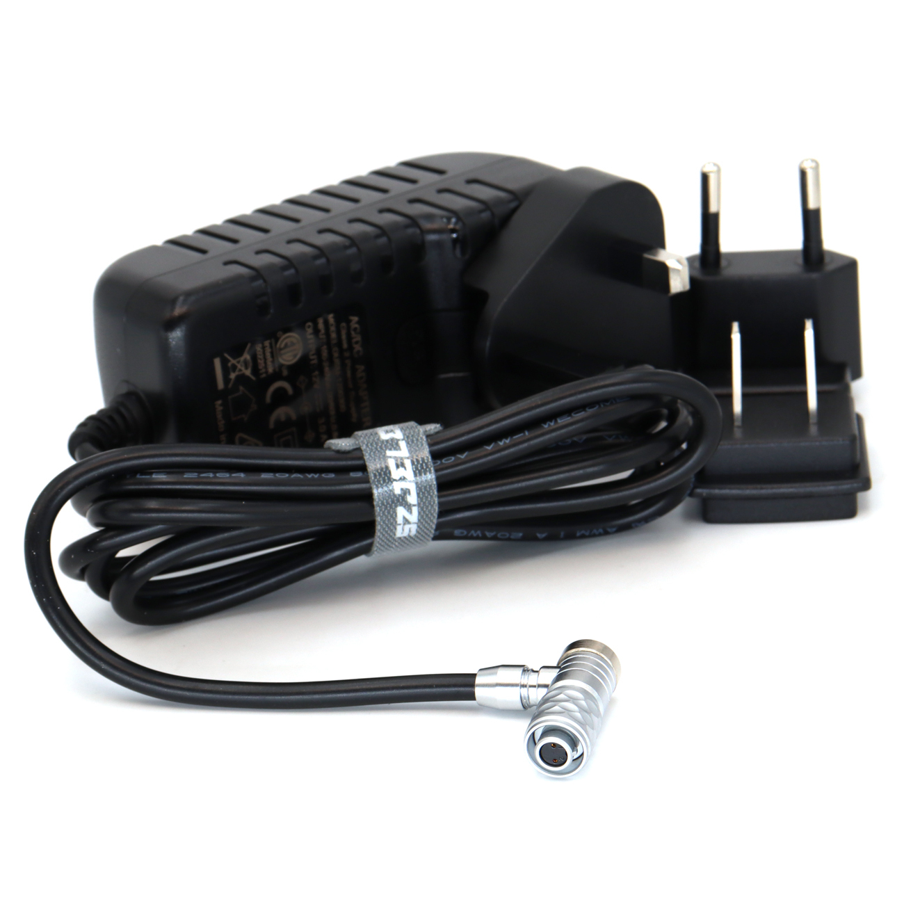 BMPCC 4K 6K 12V AC/DC Power Supply Adapter for BMPCC, Right Angle 2Pin Connector