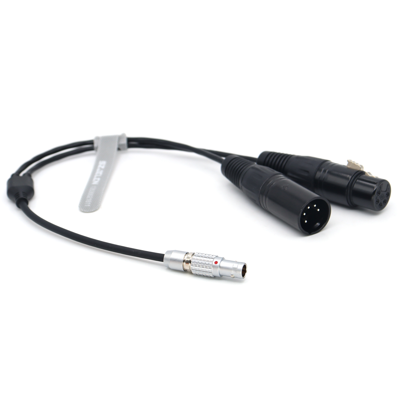 FGG 0B 3Pin to Double XLR 5pin Male/Female for Aputure Sidus One DMX Cable