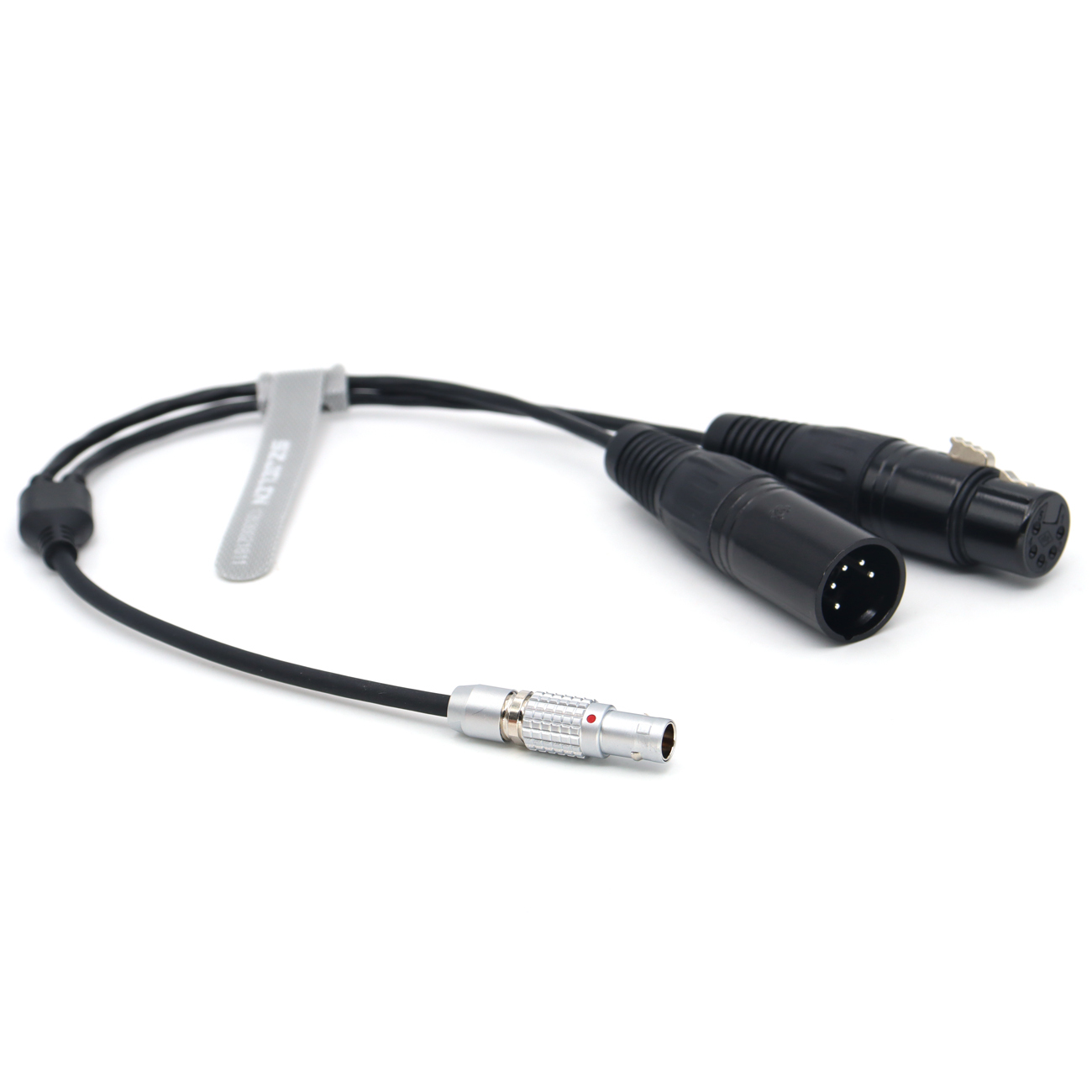 FGG 0B 3Pin to Double XLR 5pin Male/Female for Aputure Sidus One DMX Cable