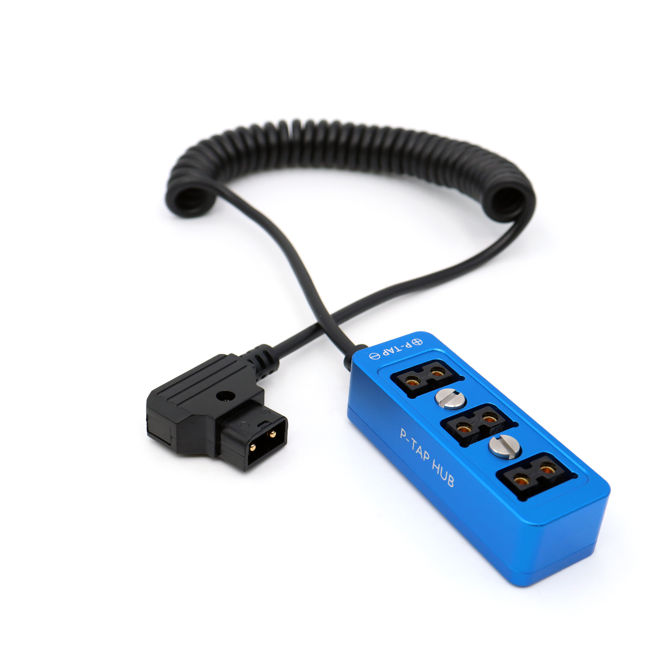 D-tap Three Way Splitter Distributor Spiral wire Metal Case with 1/4‘’ M4 screw