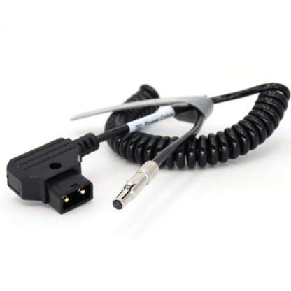 Power Coiled Cable D-tap to 3Pin Female for Odyssey 7Q/7Q+ Monitor