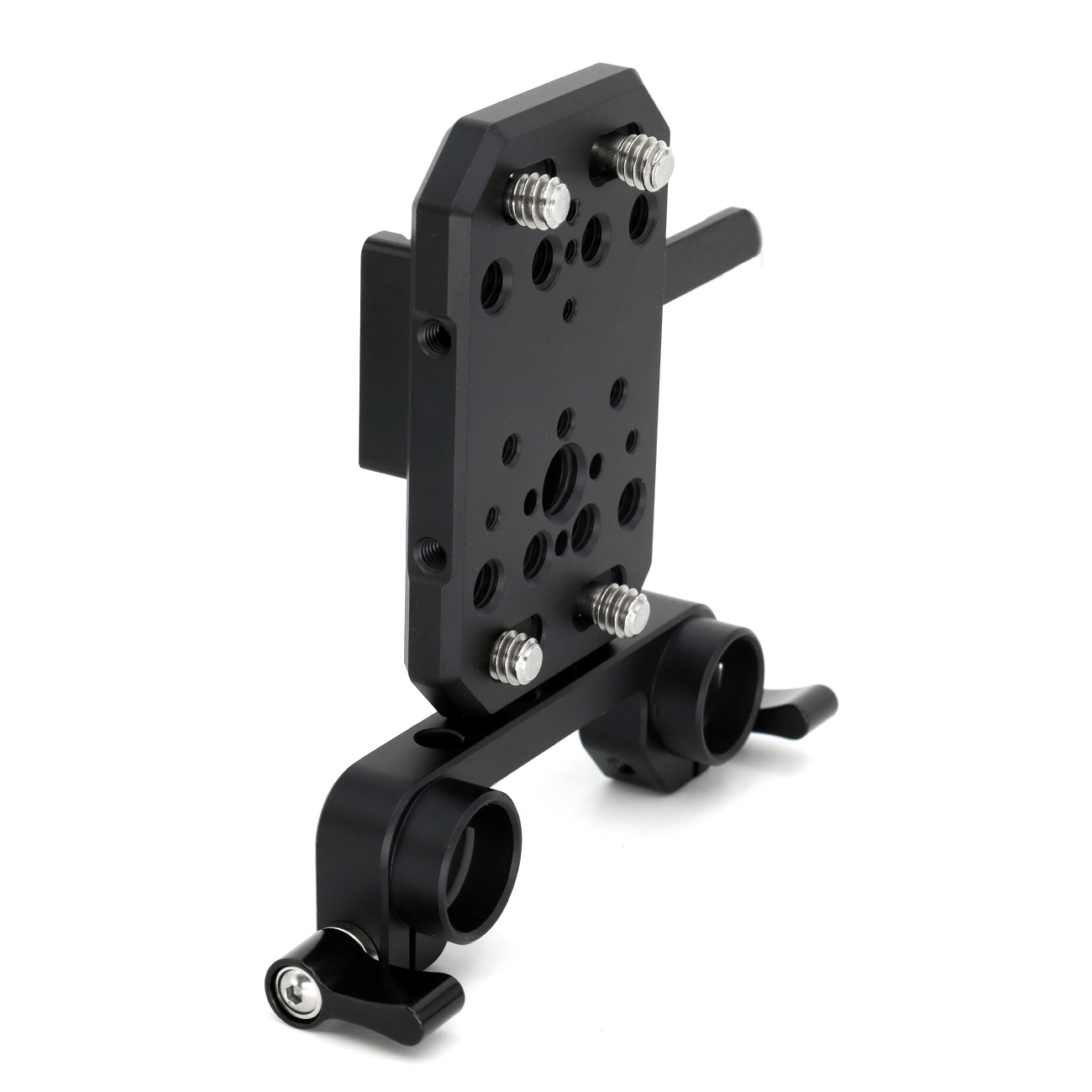 V-Mount Battery Plate/V-Lock Battery Plate with Dual 15mm Rod Clamp