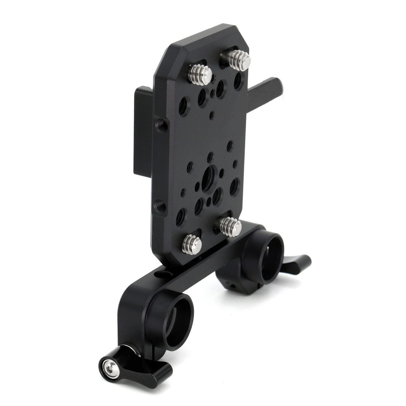 V-Mount Battery Plate/V-Lock Battery Plate with Dual 15mm Rod Clamp