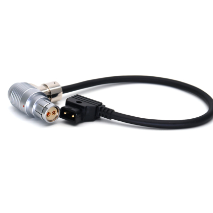 Power Cable D-tap to Elbow Fischer 105 2Pin Female for ARRI Alexa LF XT SXT SR3 435 535 235