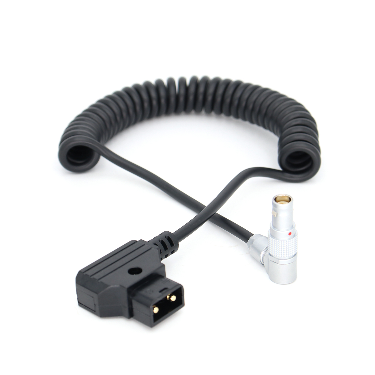 Power Coiled Cable D-tap to Adjustable Plug 0B 2Pin Female for RED Komodo