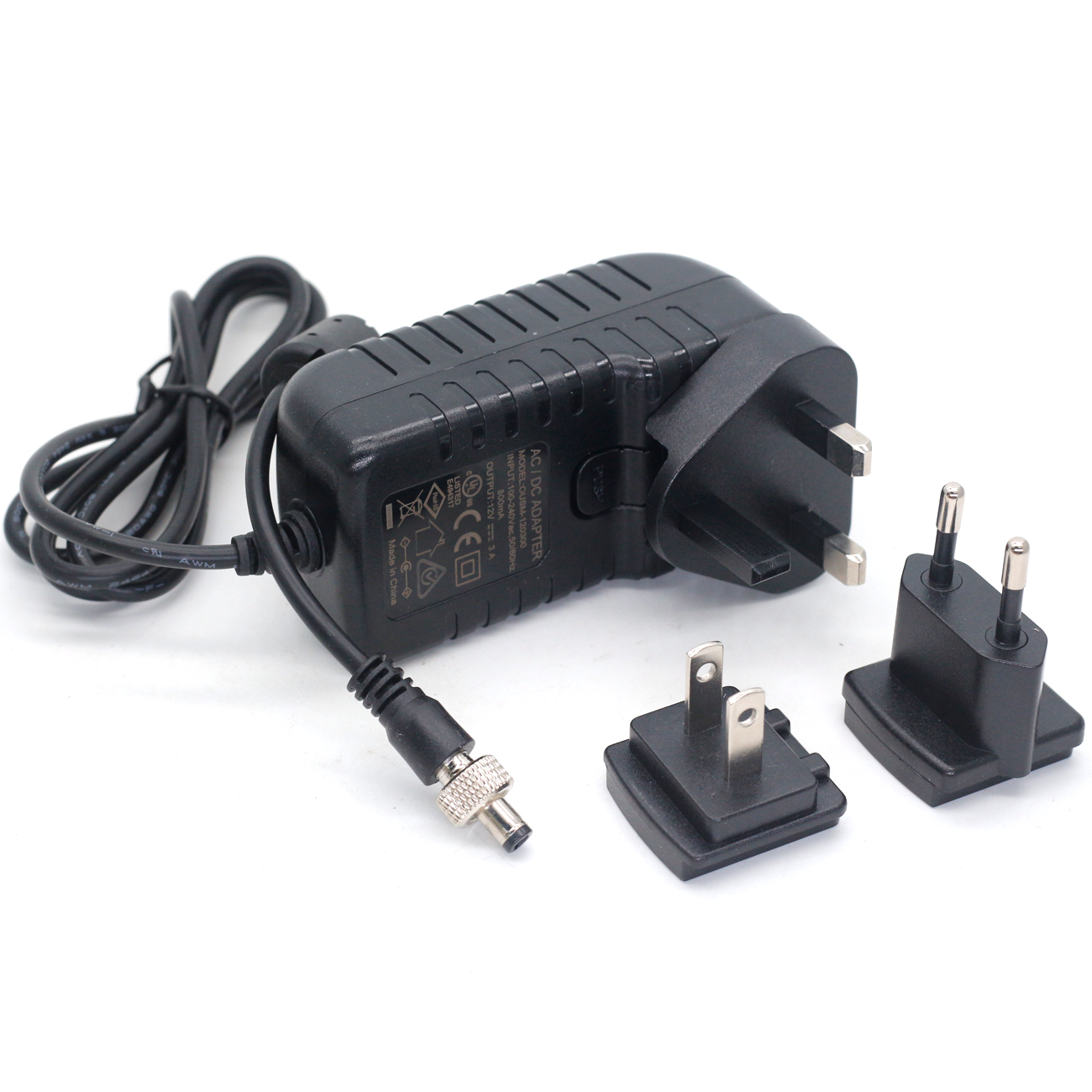 110-220V Power Adapter Converter Cable DC2.5 Screws for ATOMOS Monitor, SmallHD 702 Video Devices PIX-E7/PIX-E5