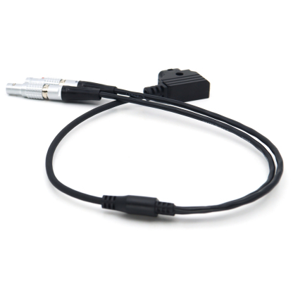 Power Cable D-tap to Dual 0B 2Pin Male Cord for Teradek Bolt Pro 1000/3000ft