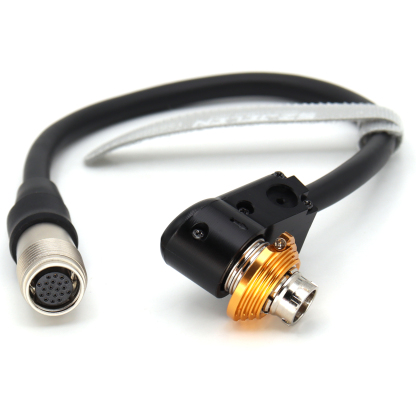 HR25A-9P-20P 20Pin male to female for Zacuto Z-C18C Right Angle Cable for Canon 18 -80 Lens & Canon ZSG-C10 Zoom Grip