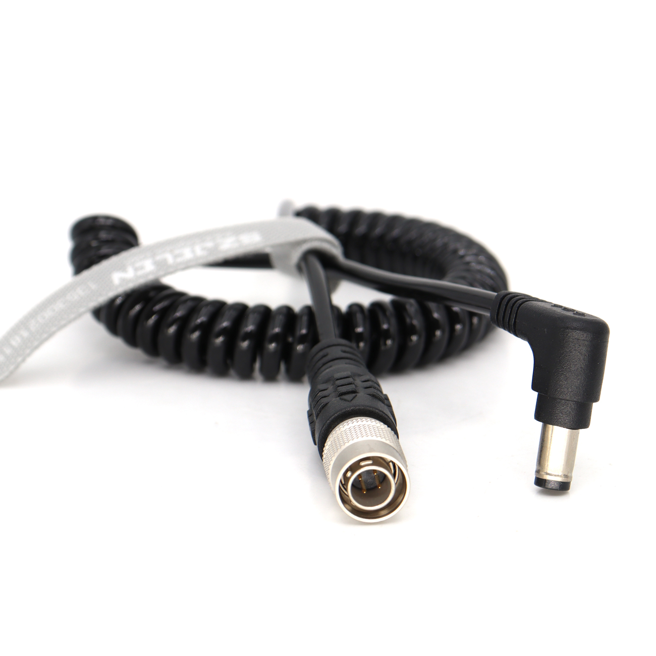 Power Coiled Cable DC 5.5/2.5 to Hirose 4Pin Male for Sound Devices 688 633 Zoom F8
