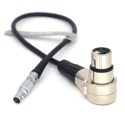 Power Cable 0B 2Pin Male 12V Power to XLR 4Pin Female for Monitor