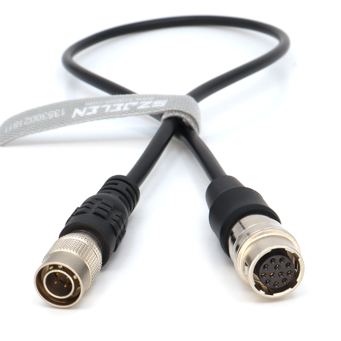 Hirose HR10A 4Pin Male to Float 12Pin Female Adaptor Cable for Sony F5/ F55