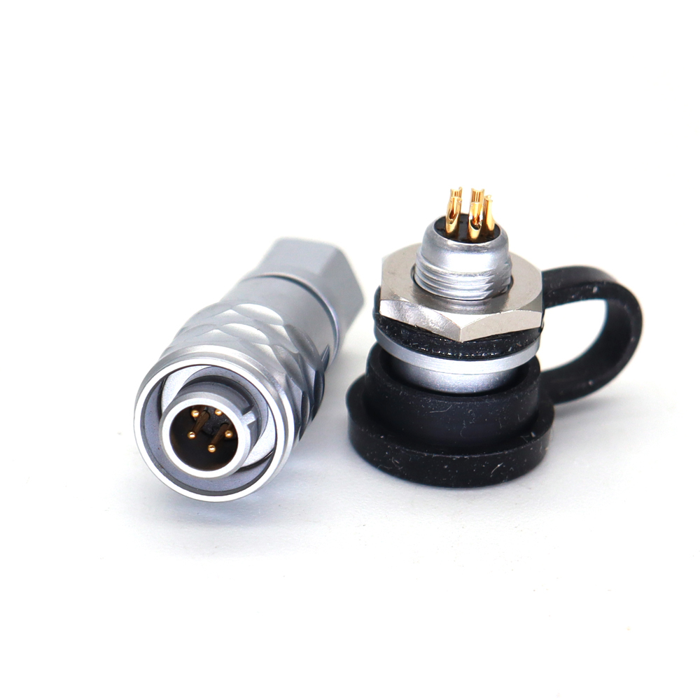 SF6 Series Industrial Push-pull Metal connector SF610 2~5Pin connector electrical connector metal plug and socket