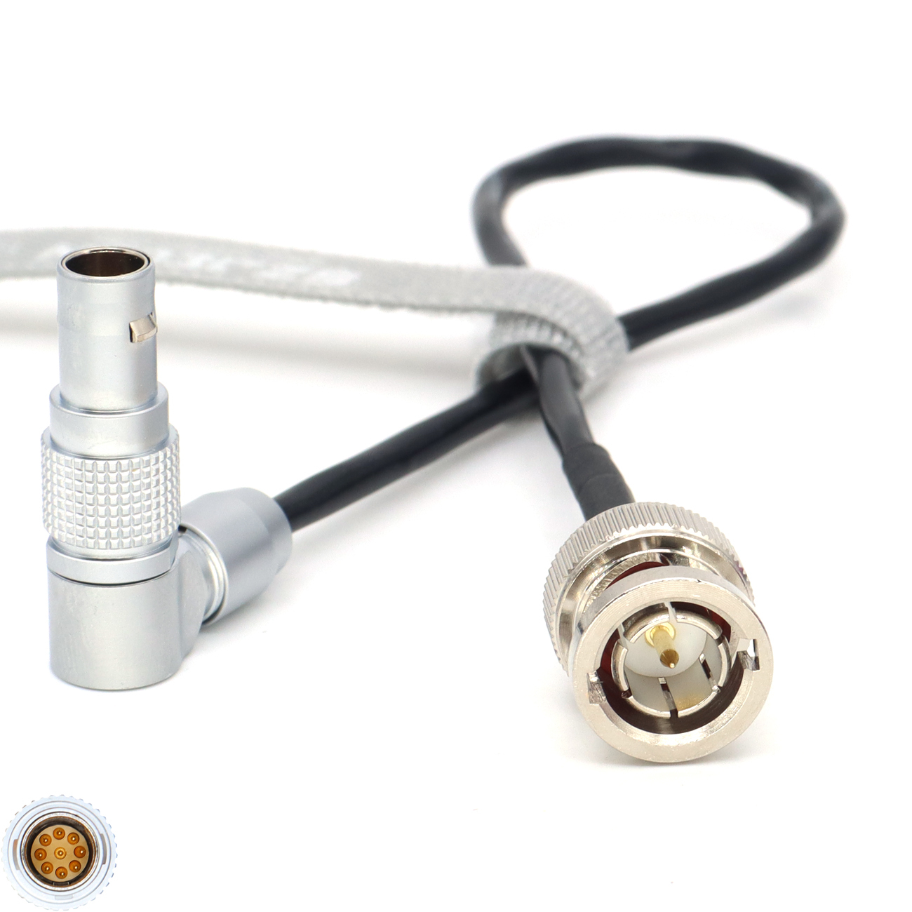 Timecode Cable BNC Male to EXT 9Pin Male for Red Komodo, Sound Devices ZAXCOM