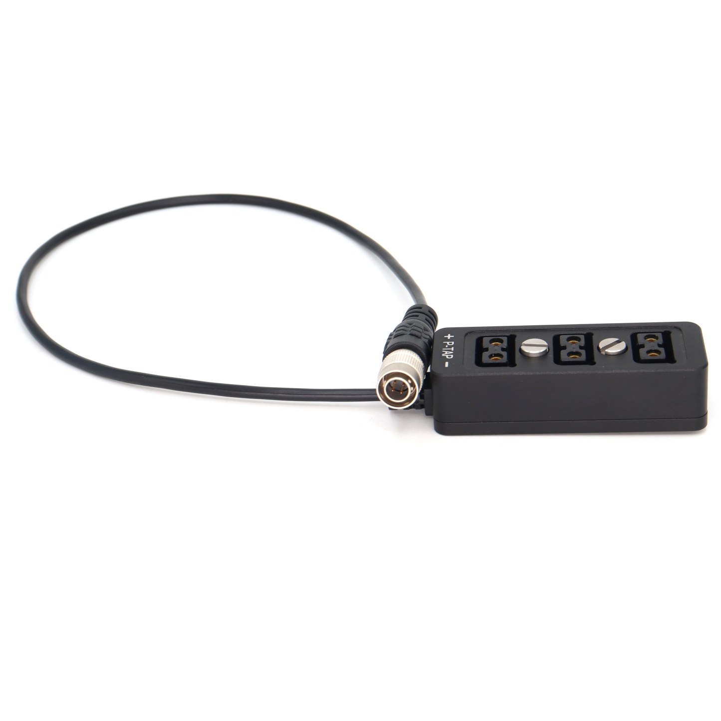 Hirose 4Pin Power Out to 3 Port D-tap/P tap Splitter Cable for Sony F5 F55 FS7 Camera