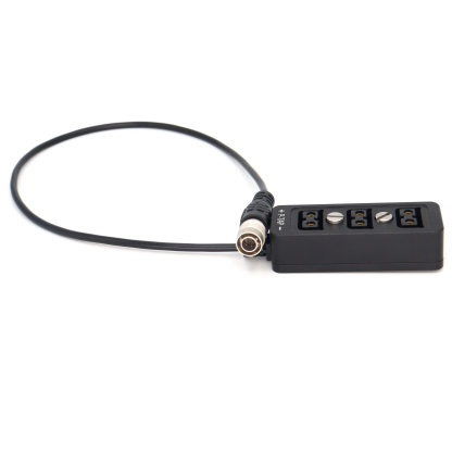 Hirose 4Pin Power Out to 3 Port D-tap/P tap Splitter Cable for Sony F5 F55 FS7 Camera