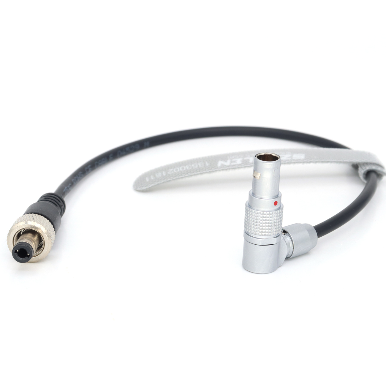 Power Cable Adjustable Plug 0B 2Pin to DC2.5 Screws for SmaHD 702 Monitor, Transmission Power