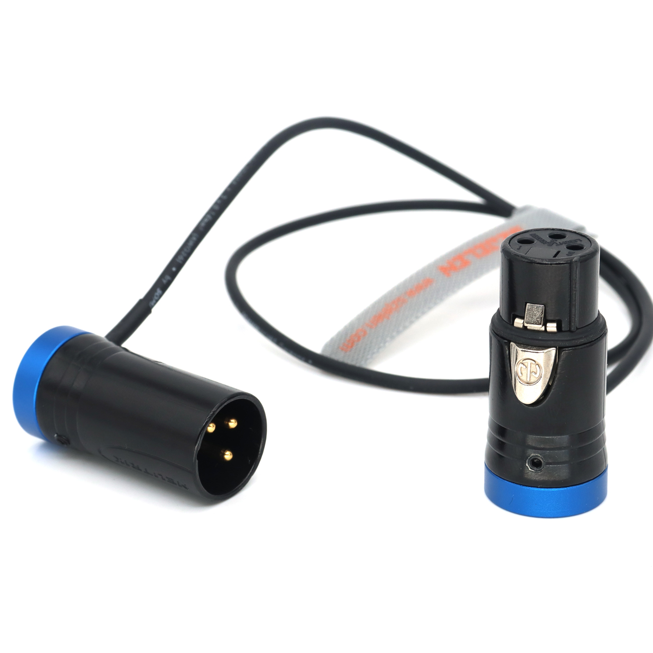 Audio Cable Low-Profile NEUTRIK XLR 3Pin Female to Male for Sound Devices
