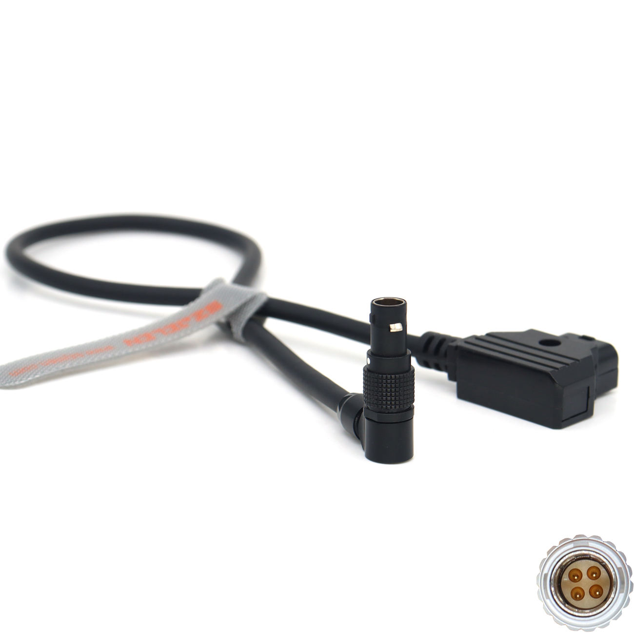 D-tap to 0B 4Pin Cable for ZACUTO Kameleon Chameleon EVF Electronic viewfinder camera monitor OLED power cable sdi video cable