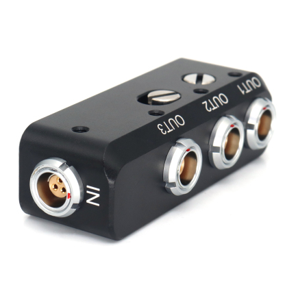 RS 3Pin/0B 2Pin Female to RS 3Pin and 0B 2Pin Power Three Way Splitter For Sony Venice, 24V Distributor With 1/4 Screw