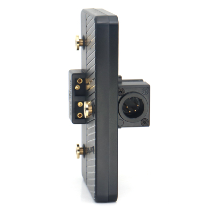 Gold-Mount Battery Plate with XLR 4Pin Male