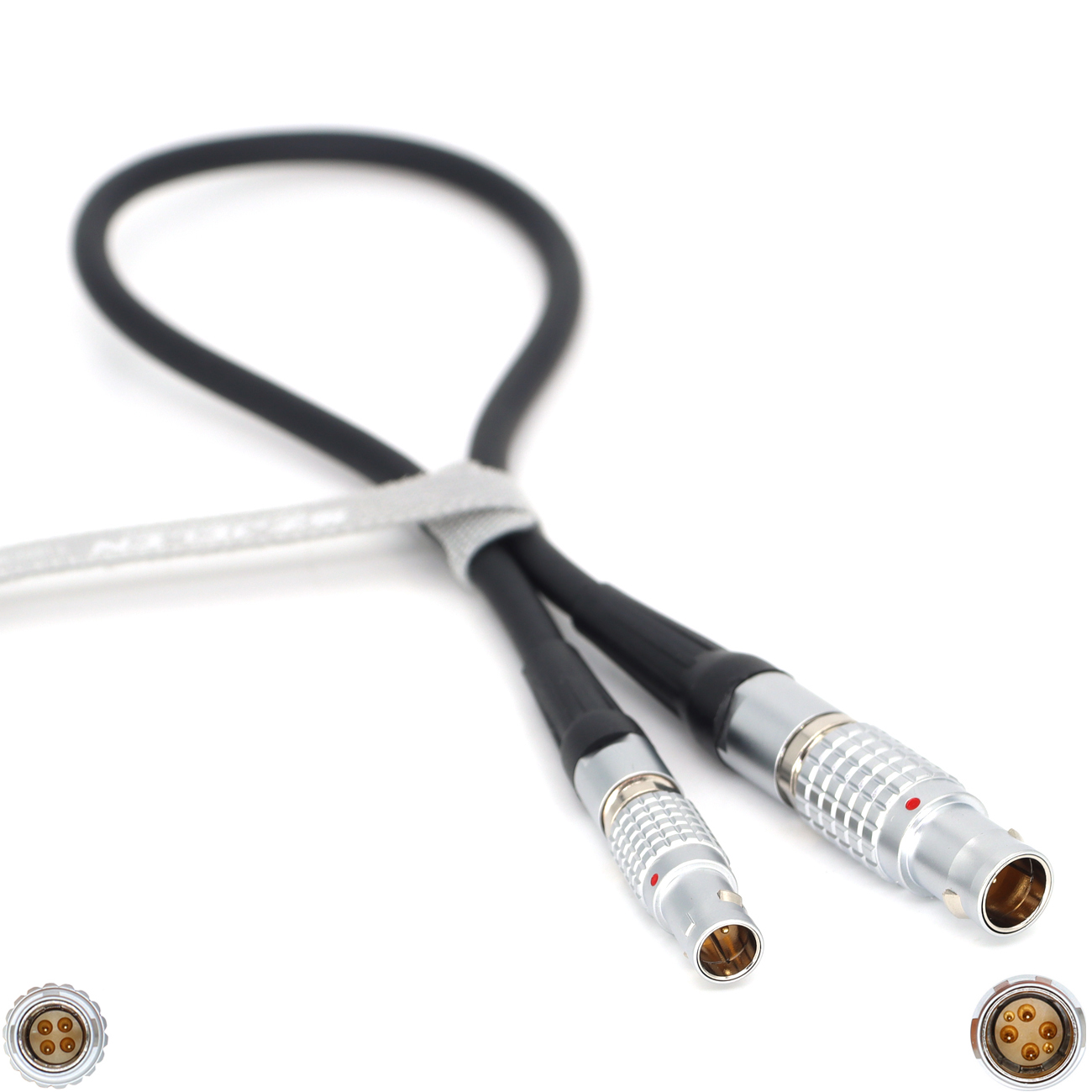 Power Cable D-tap/1B 6Pin(4+2) to 0B 4Pin Male for DTC Image Transmission Transmitter