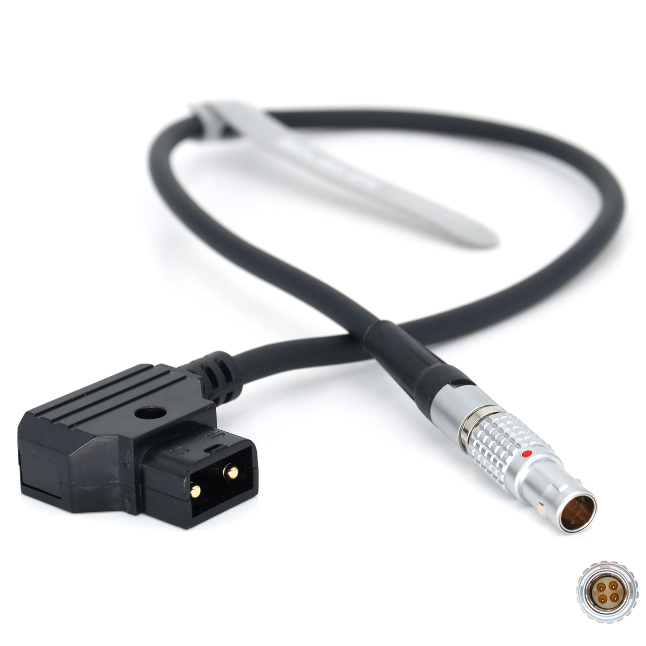 Power Cable D-tap/1B 6Pin(4+2) to 0B 4Pin Male for DTC Image Transmission Transmitter