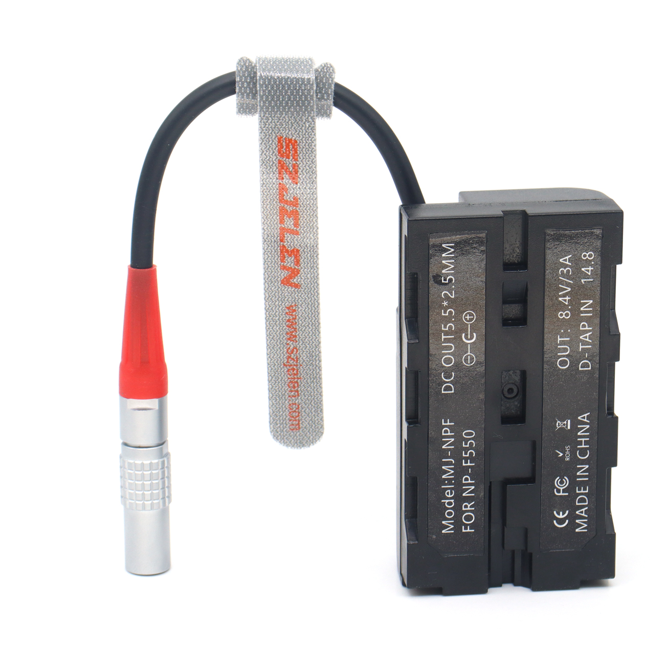 ARRI LBUS 4Pin Female to Sony NP-F550/570/970 Dummy Battery Power Cable for Atomos Ninja Shinobi Monitor