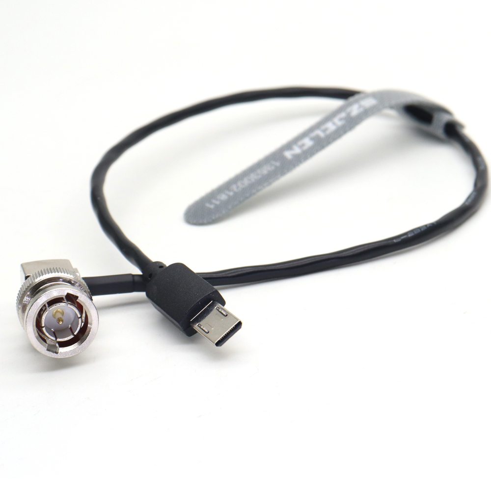 Timecode Cable 3.5mm/DIN 1.0/2.3/0B 5Pin/BNC to Micro-USB for Sony FX3 A7S3 A1 