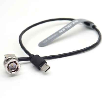 Timecode Cable 3.5mm/DIN 1.0/2.3/0B 5Pin/BNC to Micro-USB for Sony FX3 A7S3 A1 