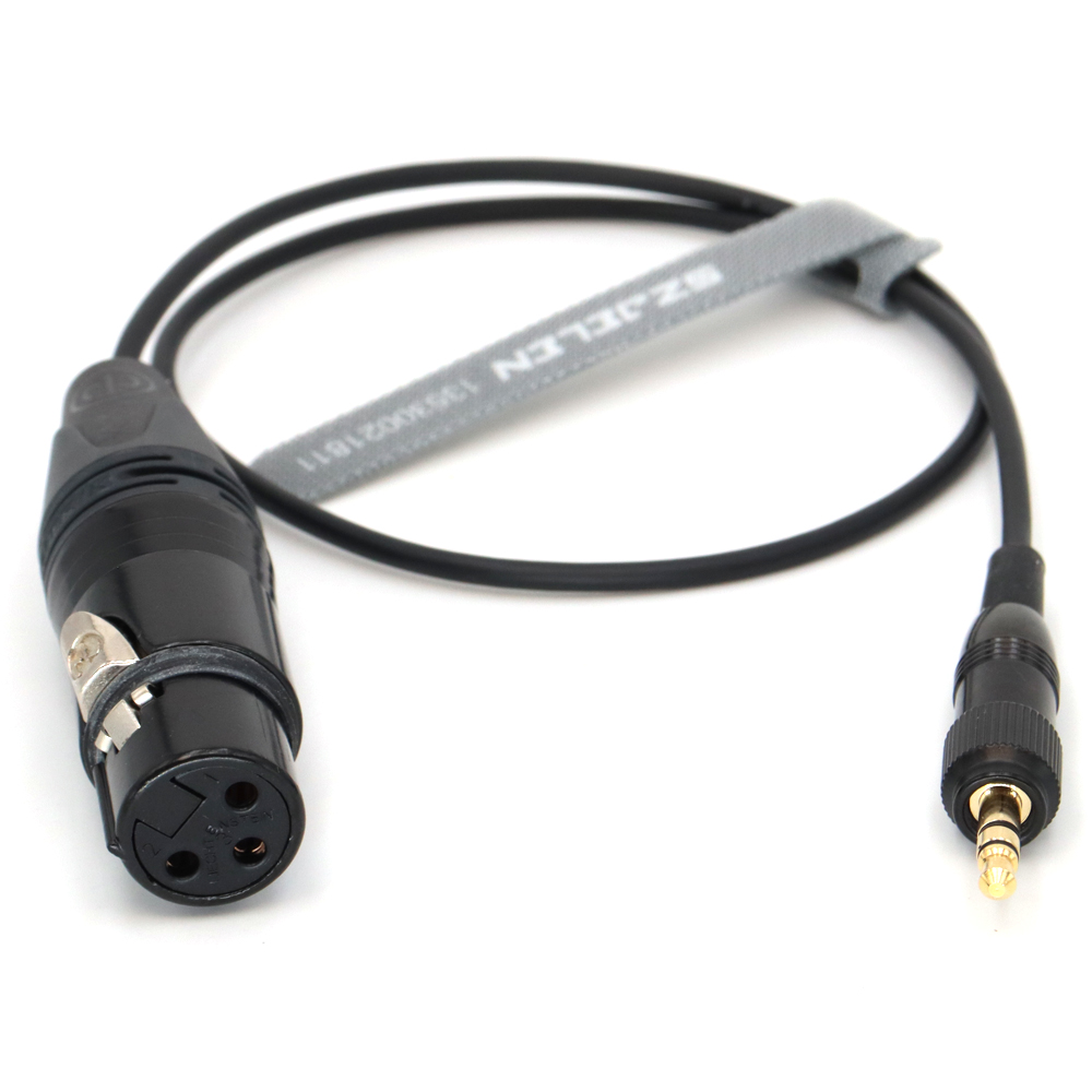 Audio Cable Locking 3.5mm to TA3F/XLR 3Pin Male/Female for SONY 