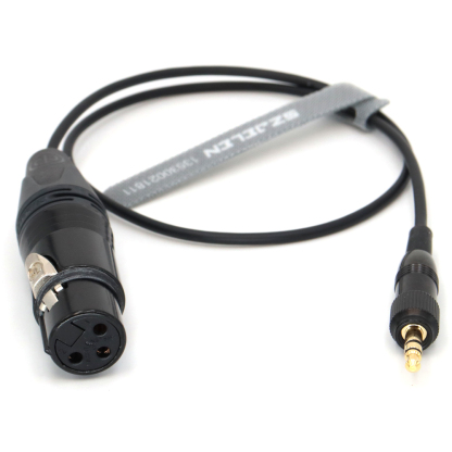 Audio Cable Locking 3.5mm to TA3F/XLR 3Pin Male/Female for SONY 