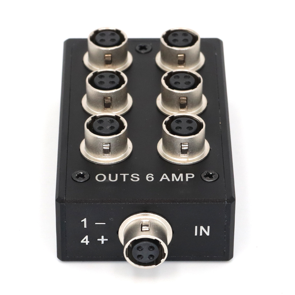 Hirose 4Pin Female to 4Pin Power outs 6 AMP for Sound Devices 688 633, Zoom F8