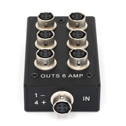 Hirose 4Pin Female to 4Pin Power outs 6 AMP for Sound Devices 688 633, Zoom F8