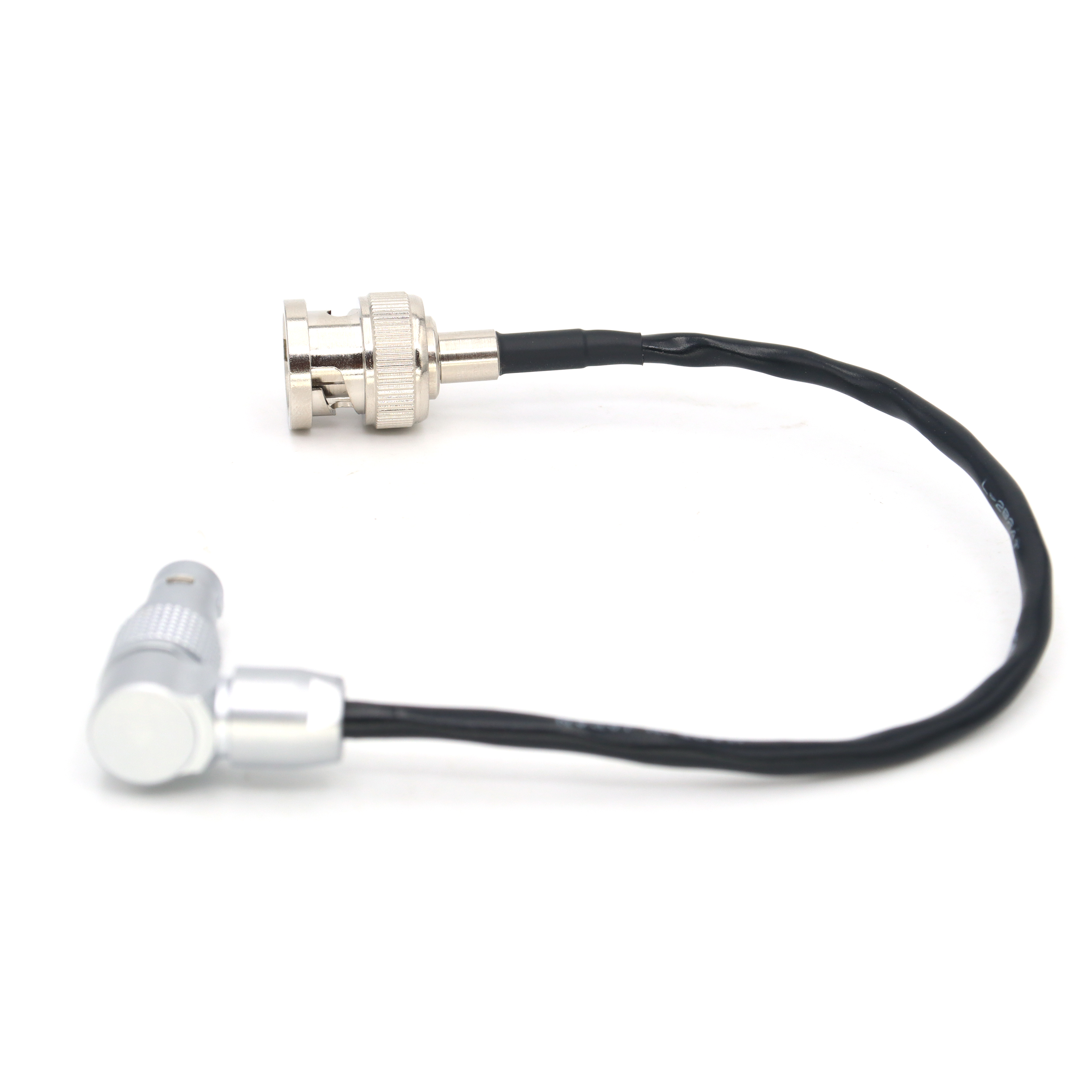 TIMECODE CABLE AMBIENT nanoLOCKIT Elbow 0B 5Pin to Zoom f4/f8 Elbow BNC