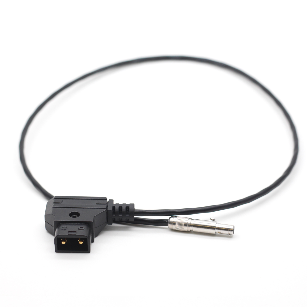 Power Coiled Cable D-tap to 3Pin Female for Odyssey 7Q/7Q+ Monitor