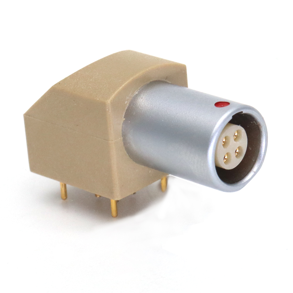 EPG 0B 2~9 Pin Male Plug Aviation Fast Connector Ellenbogen 90° PCB Buchse Printed Circuit