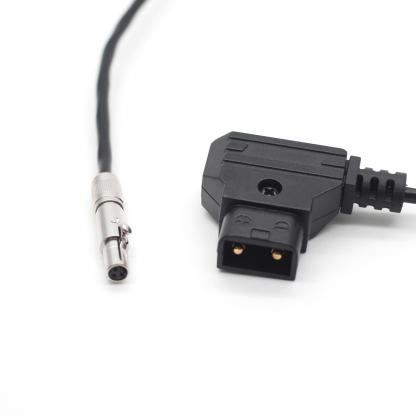 Power Coiled Cable D-tap to 3Pin Female for Odyssey 7Q/7Q+ Monitor