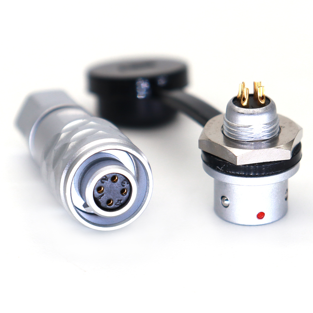 SF6 Series Industrial Push-pull Metal connector SF610 2~5Pin connector electrical connector metal plug and socket