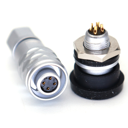 SF6 Series Industrial Push-pull Metal connector SF610 2~5Pin connector electrical connector metal plug and socket