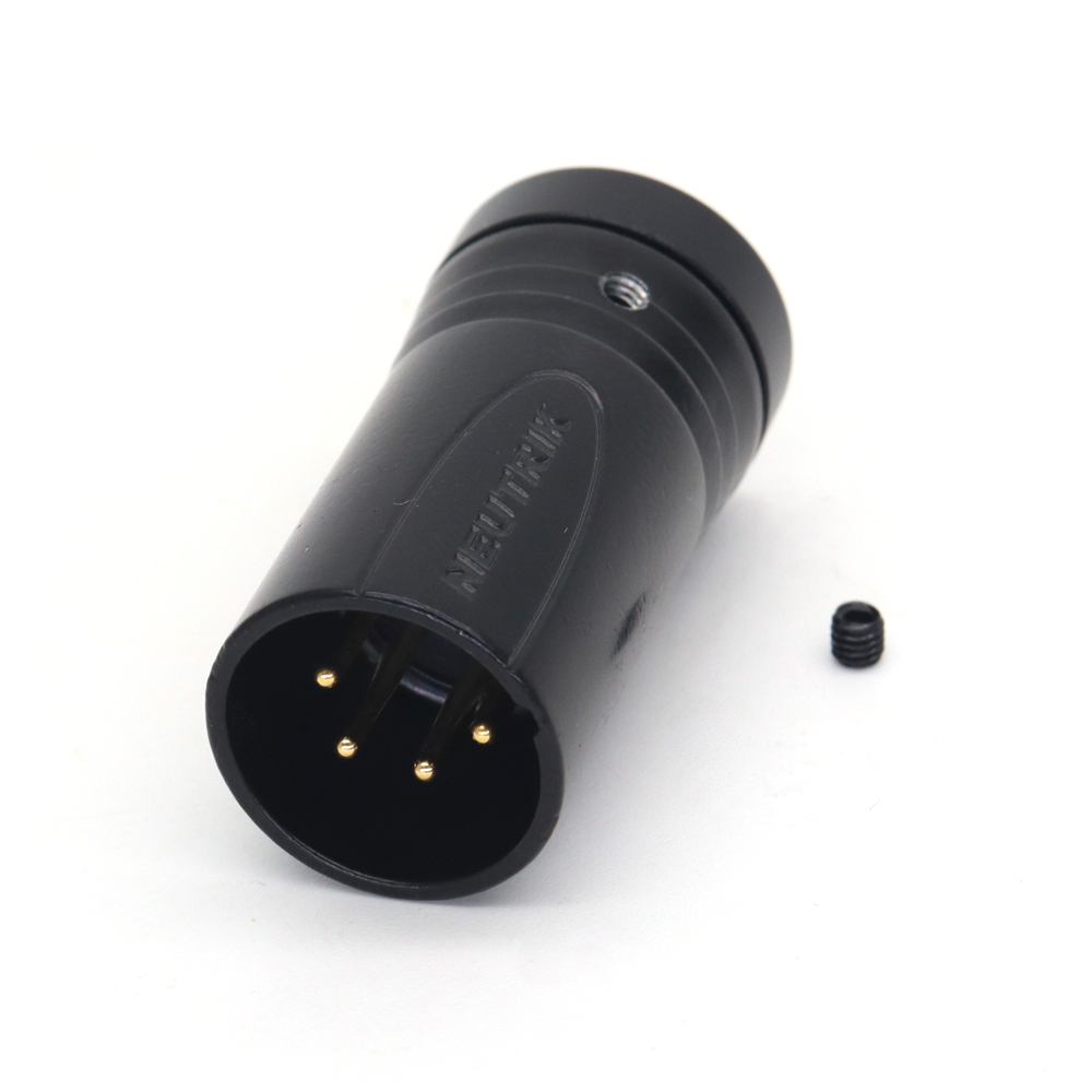 Low-Profile XLR NEUTRIK XLR 3Pin 4Pin Male Female Connector Audio Plug