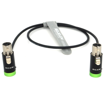 Audio Cable Low-Profile TA3F to TA3F Mixer Linking or Output Cable for Sound Devices