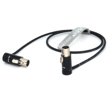 Audio Cable Low-Profile TA3F to TA3F Mixer Linking or Output Cable for Sound Devices