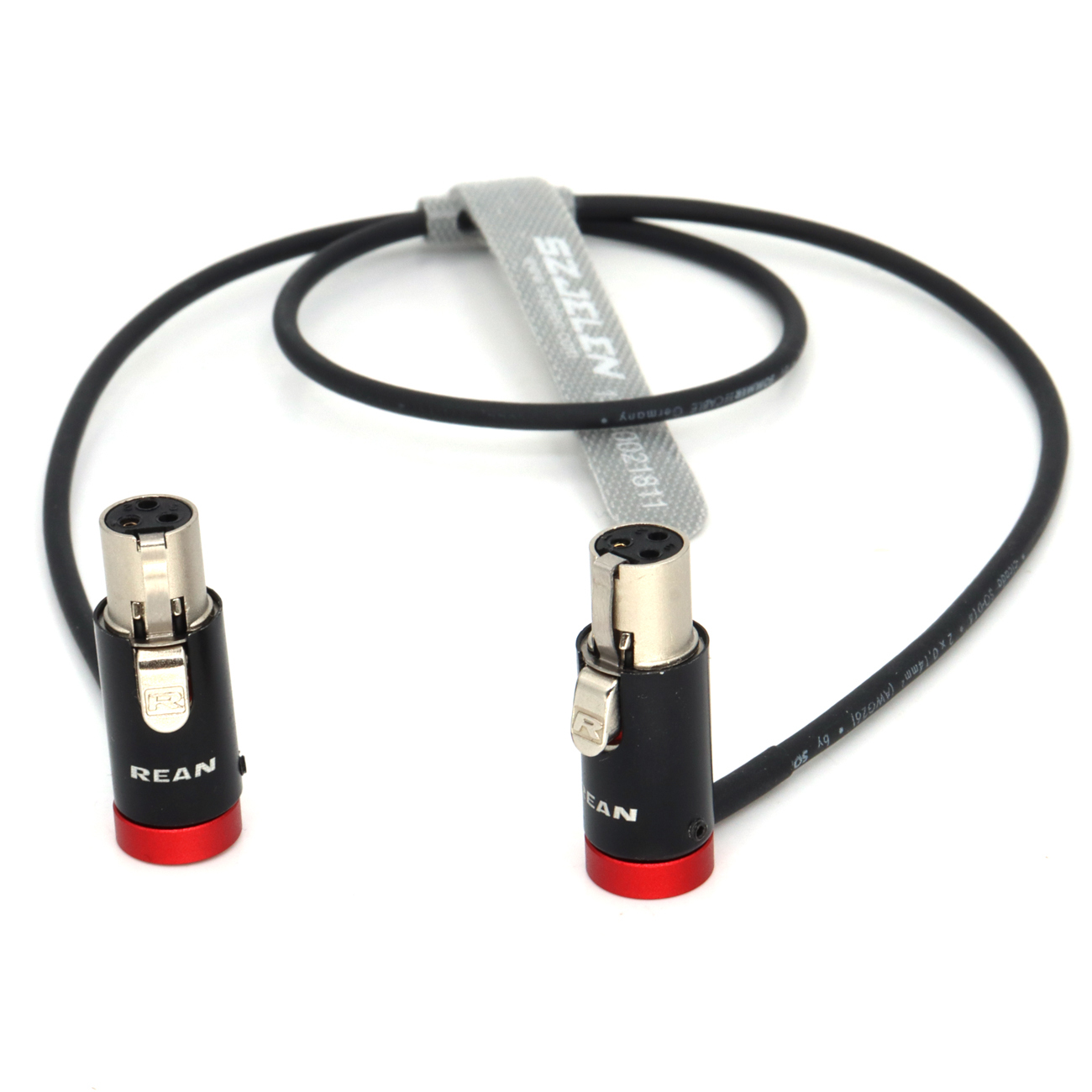 Audio Cable Low-Profile TA3F to TA3F Mixer Linking or Output Cable for Sound Devices