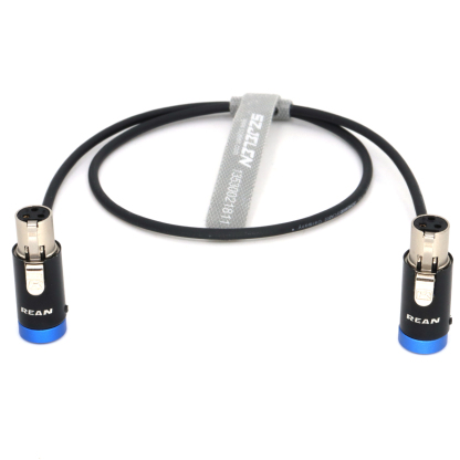 Audio Cable Low-Profile TA3F to TA3F Mixer Linking or Output Cable for Sound Devices