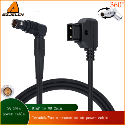 ARRI Alexa Camera DTAP/RS 3pin/0B 2Pin to adjustable plug 0b 2pin for Teradek, Vaxis ,Hollyland transmission, Samhd power cable